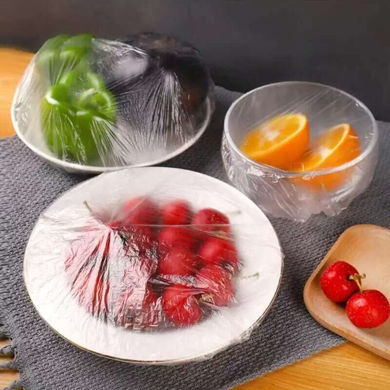 Disposable Plastic Food Cover (100Pcs)