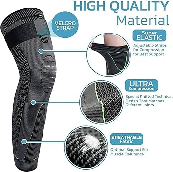 Premium Quality Leg Warmer With Belt | Knee Pad With Strap