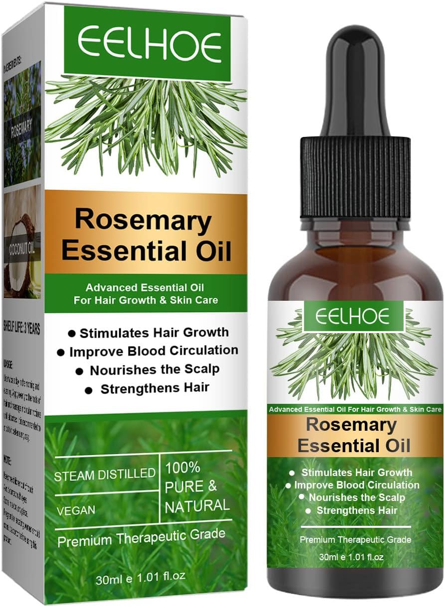30ml Rosemary Hair Care Essential Oil Anti Hair Loss Growth Essential Oil Hair Care Nourishing Scalp Essential Oil