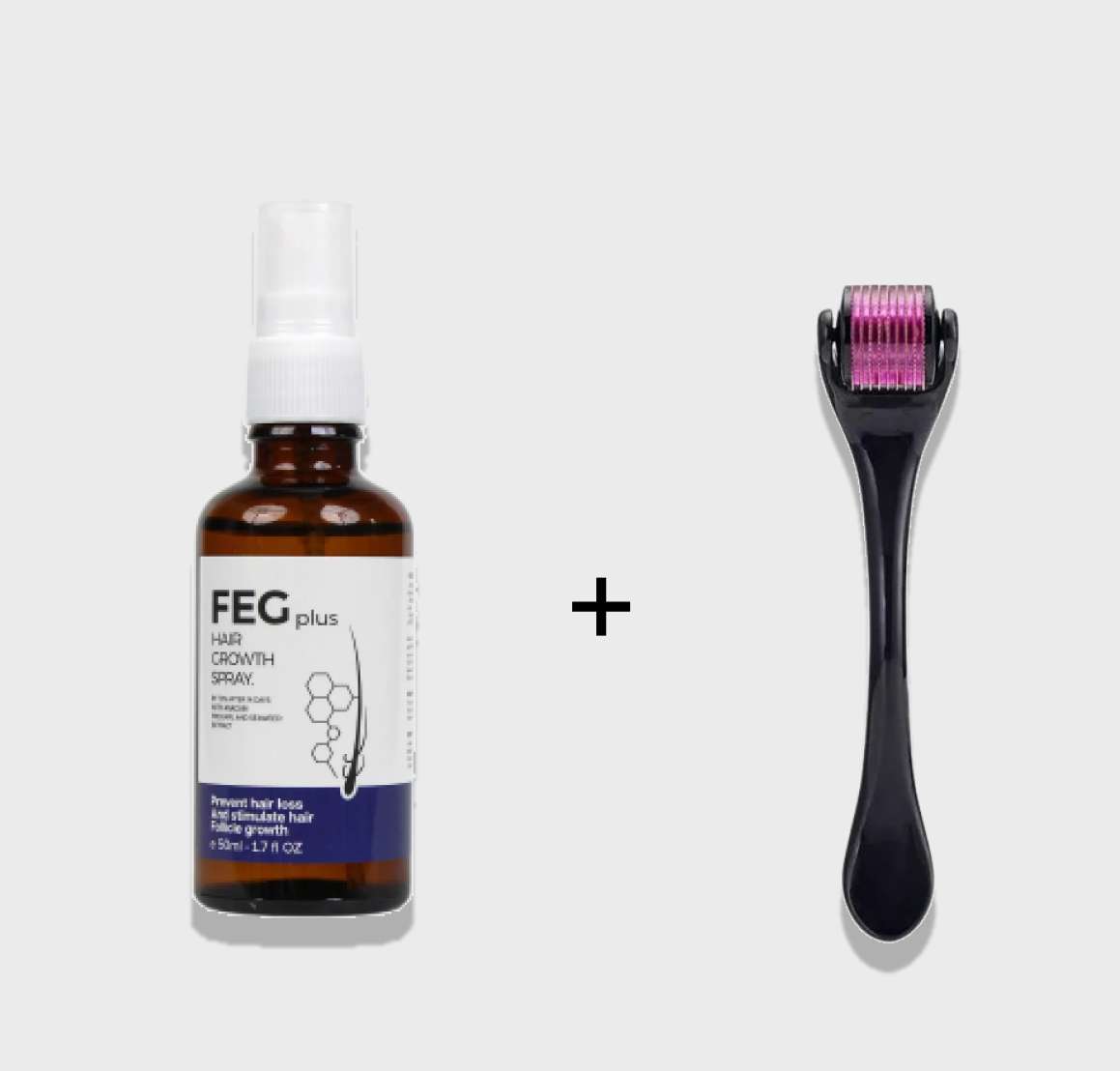 FEG Plus Hair Spray + Derma Roller
